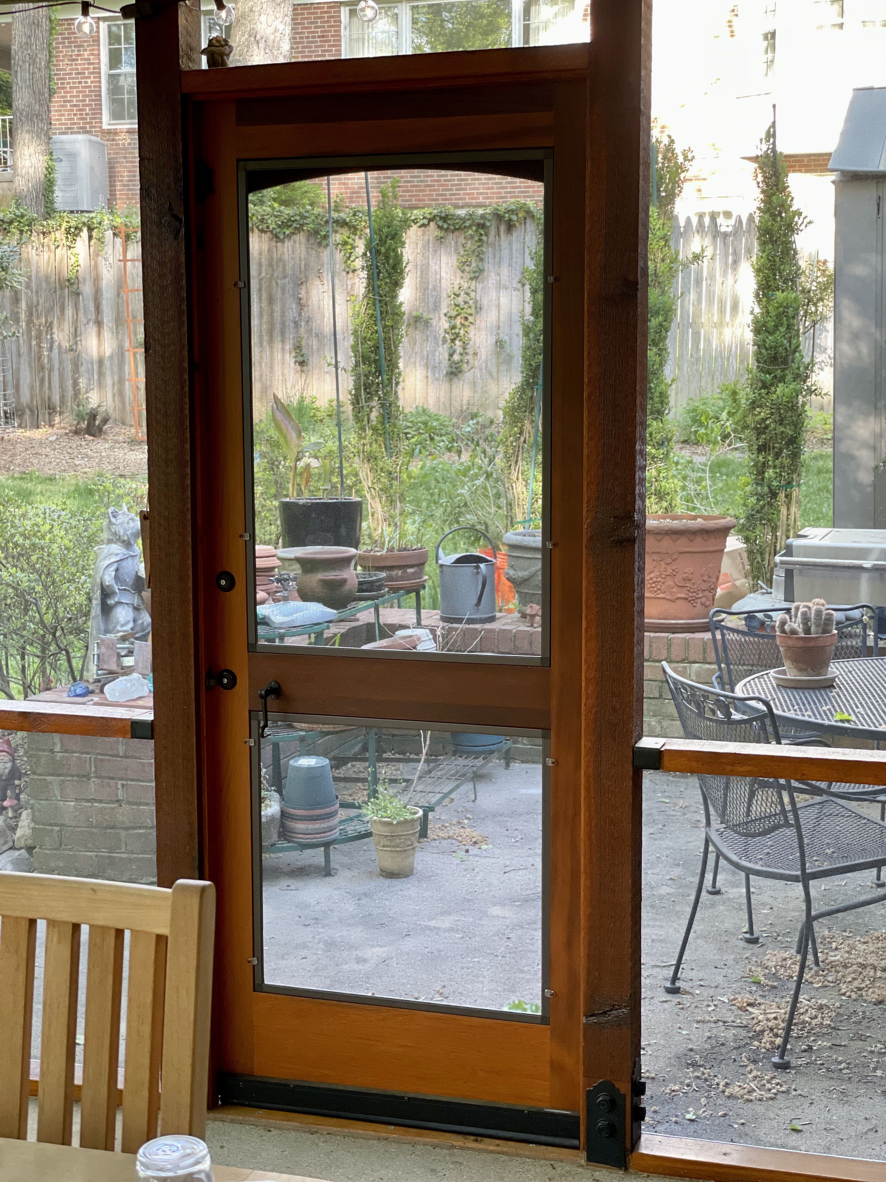 custom screen door