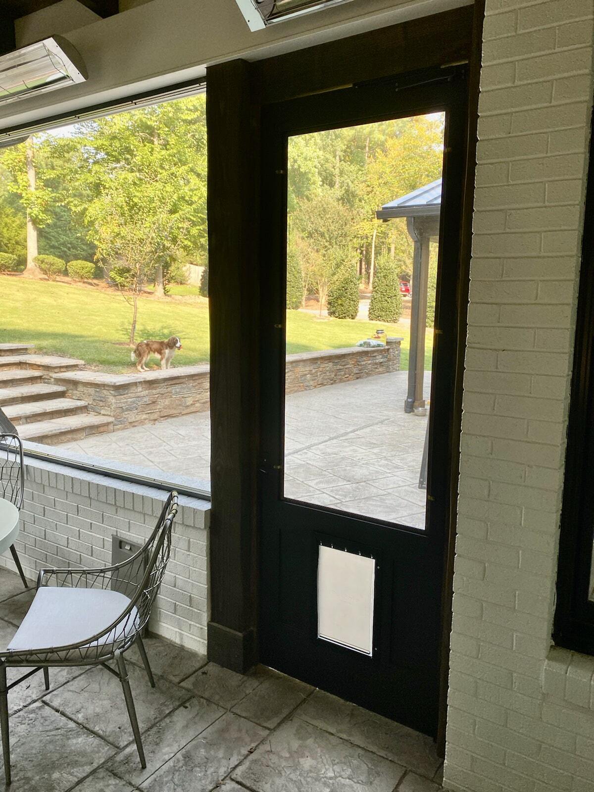 Installed_Premium Series Pet Door - Medium_View from Inside