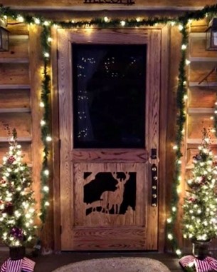 Holiday Screen Door