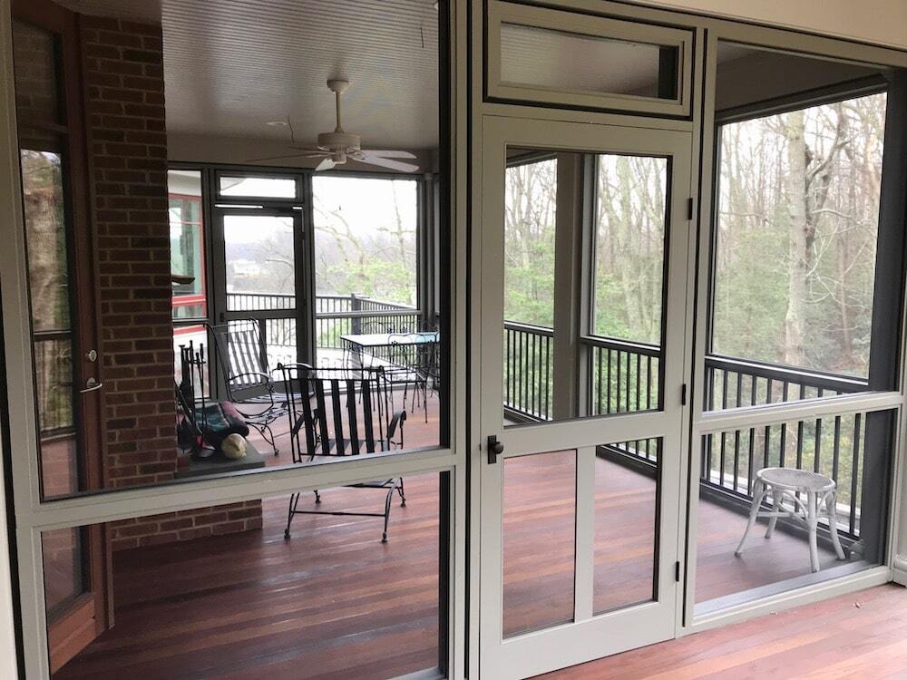 custom wood screen doors